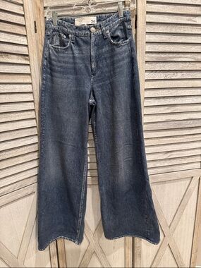 144. rag & bone Women’s high rise wide leg Jeans pre owned